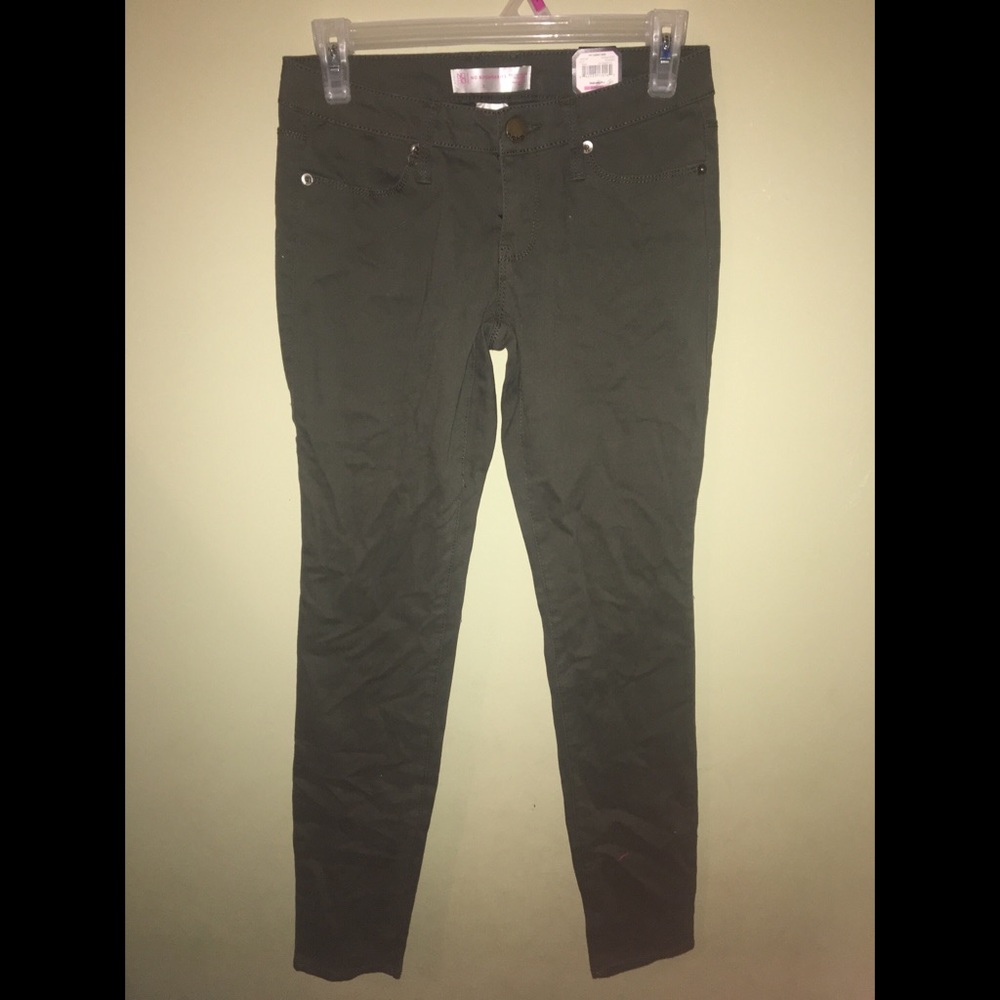 Army Green Skinny Jeans